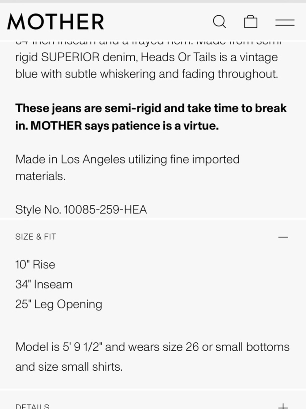 MOTHER Light Blue Doozy High-Rise Flare Jeans - Picture 3 of 8